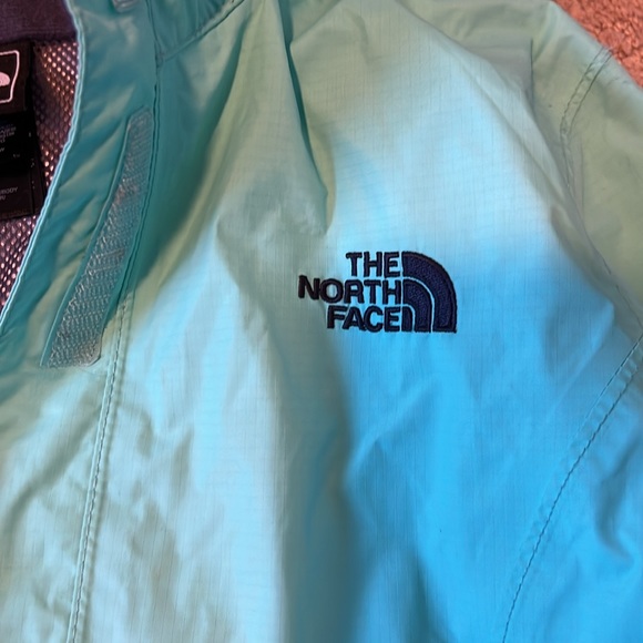 North Face Rain Jacket XS Aqua - Picture 4 of 6